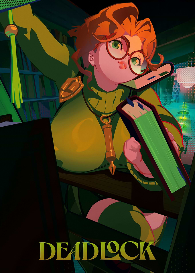 Deadlock Character with Books