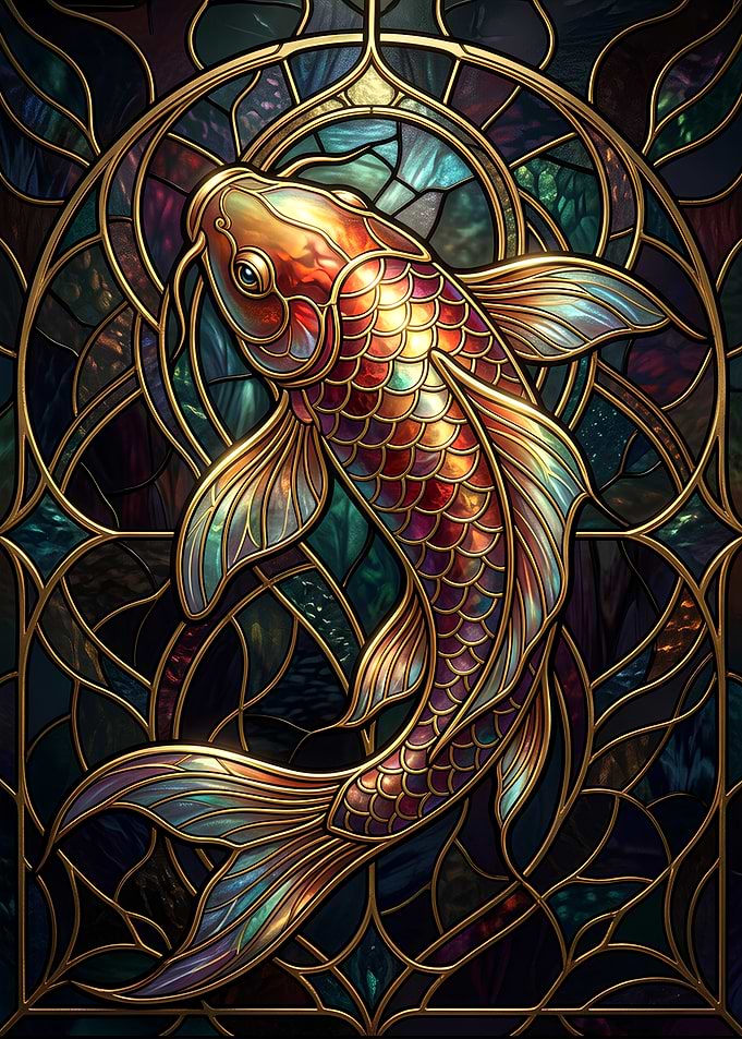 Golden Prism Koi