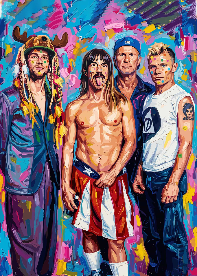 Red Hot Chili Peppers Portrait