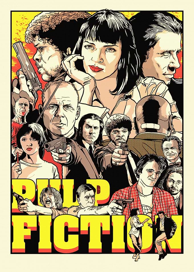 Pulp Fiction Movie Poster