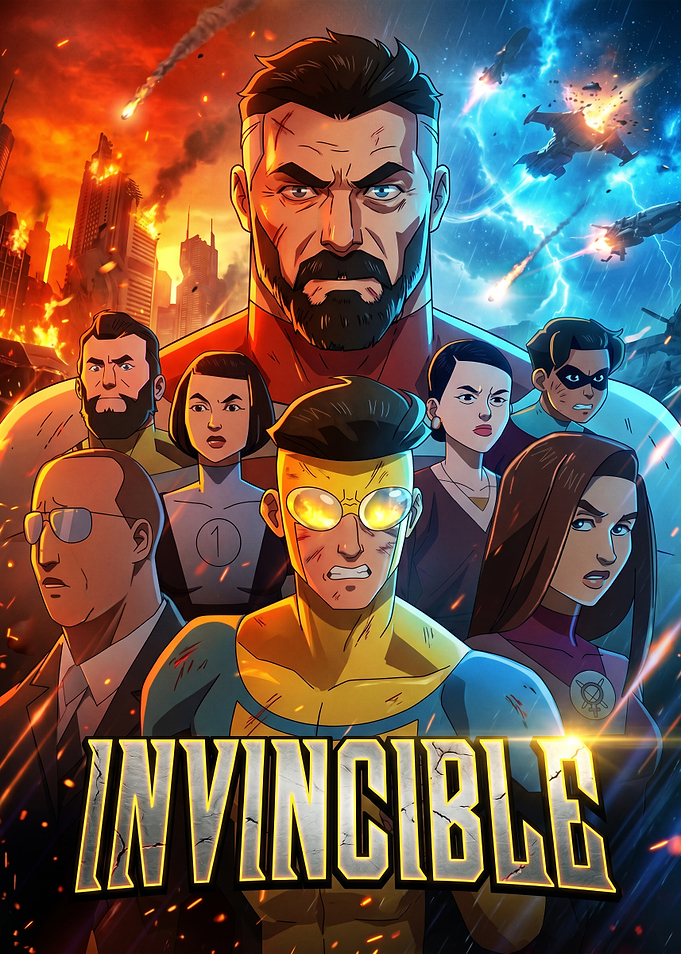 Invincible TV Show Poster