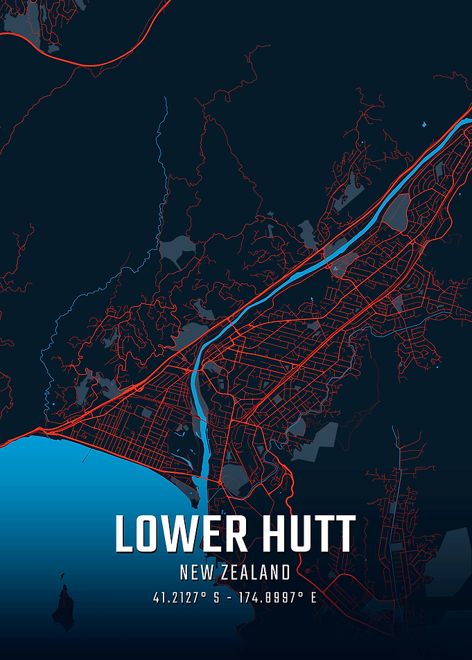 Lower Hutt City Map