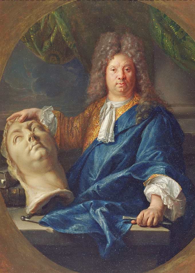 Portrait of a Man with a Sculpture Head