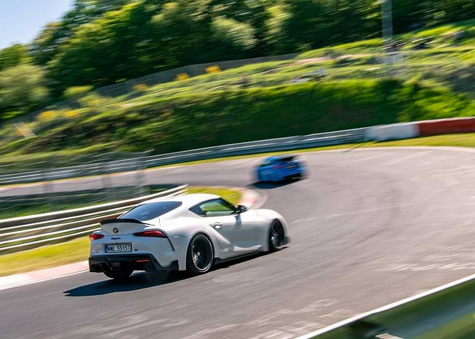 Toyota Supra on the Nürburgring