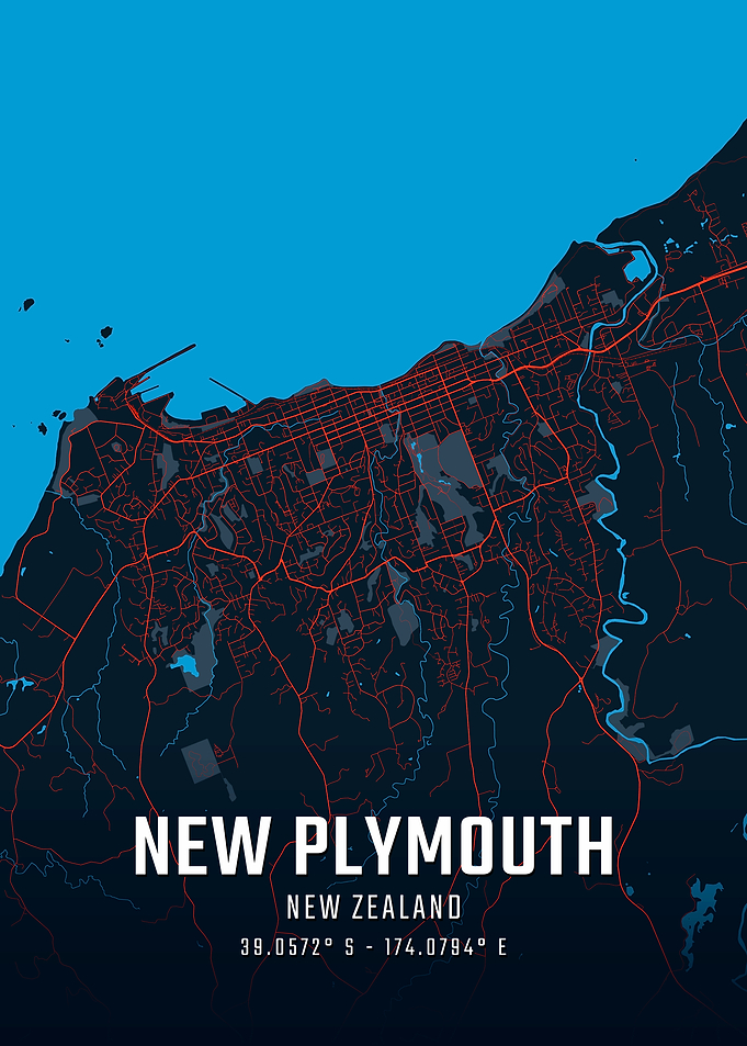 New Plymouth City Map