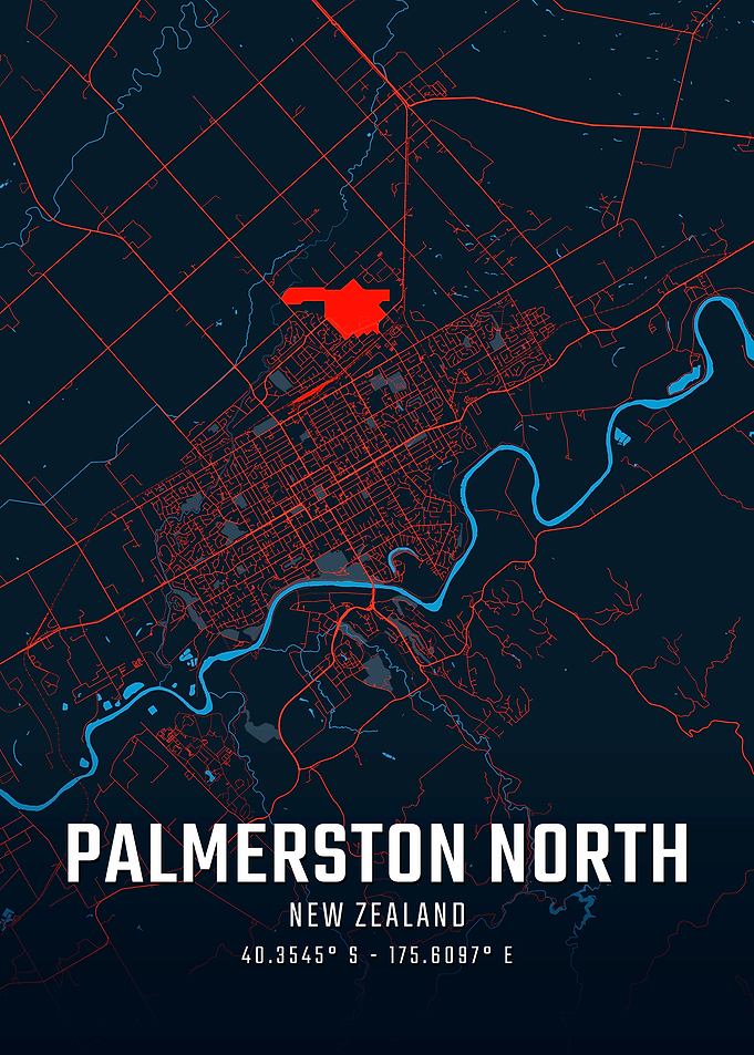 Palmerston North City Map
