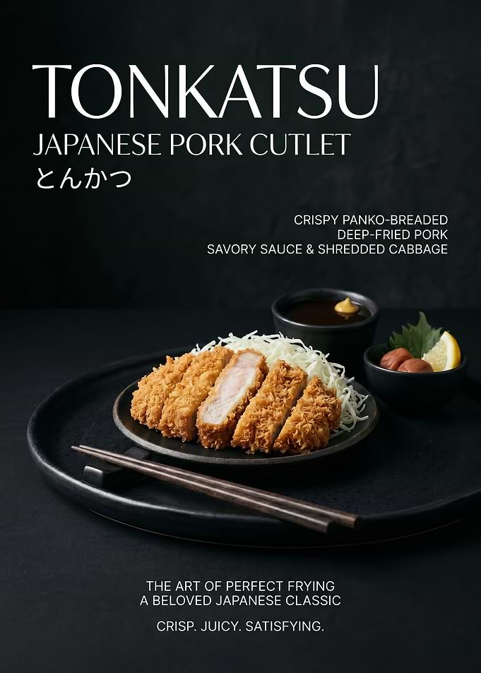 Tonkatsu Japanese Pork Cutlet poster