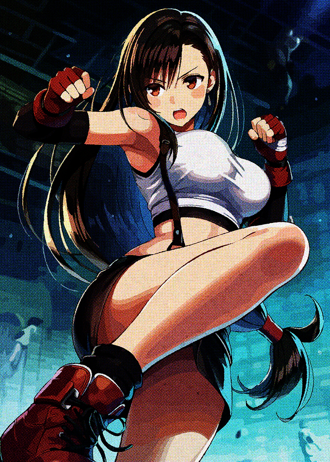 Tifa Lockhart in action pose