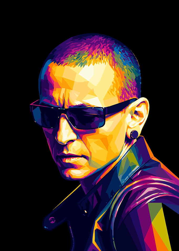 Chester Bennington Pop Art Portrait