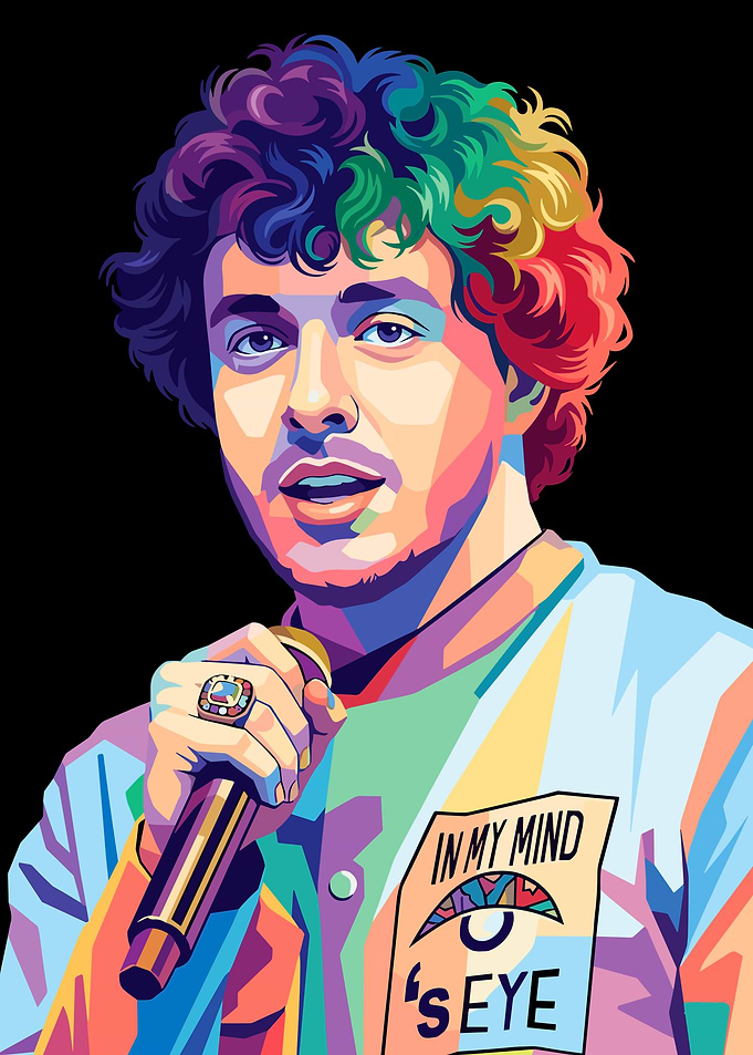 Jack Harlow Pop Art Portrait