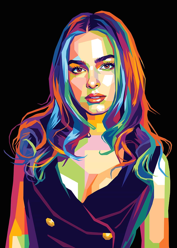 Addison Rae Pop Art