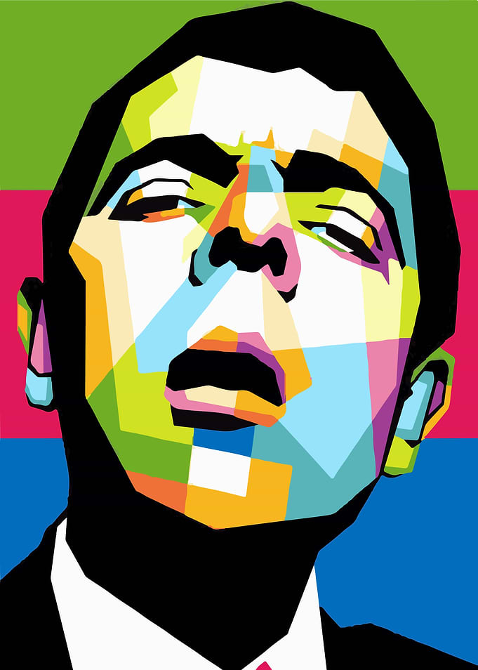 Colorful Pop Art Portrait