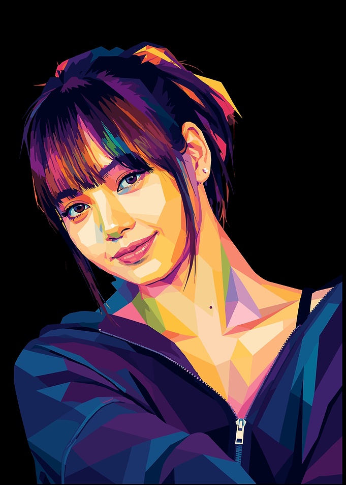 Pop Art Portrait of Lisa