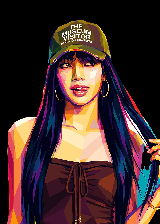 Pop Art Portrait of Lisa