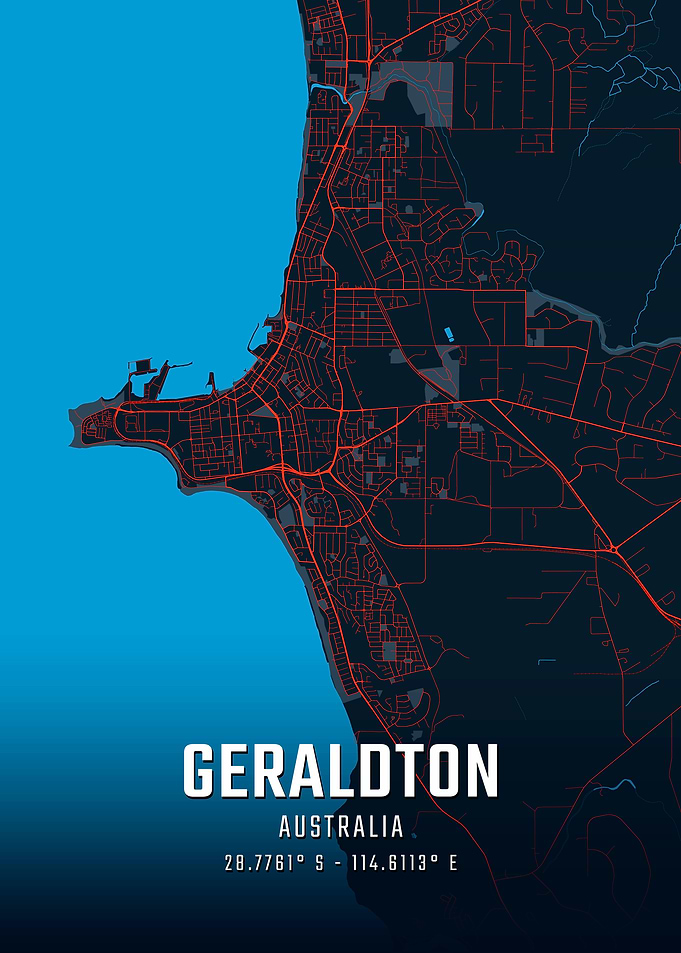 Geraldton City Map