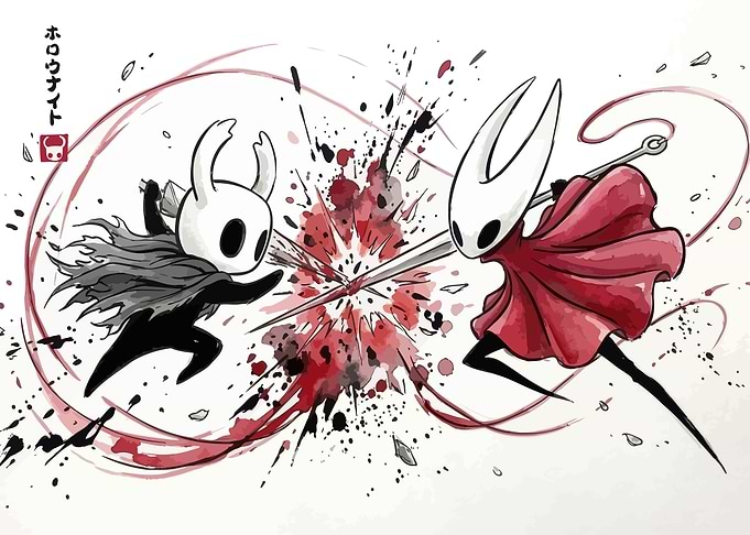 Hollow Knight Characters Fighting