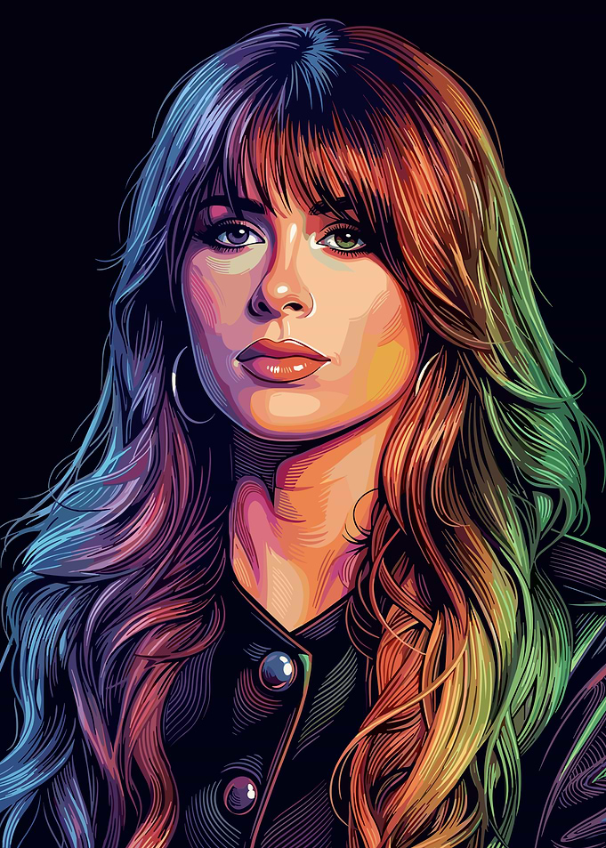 Stylized Portrait of a Ella Langley