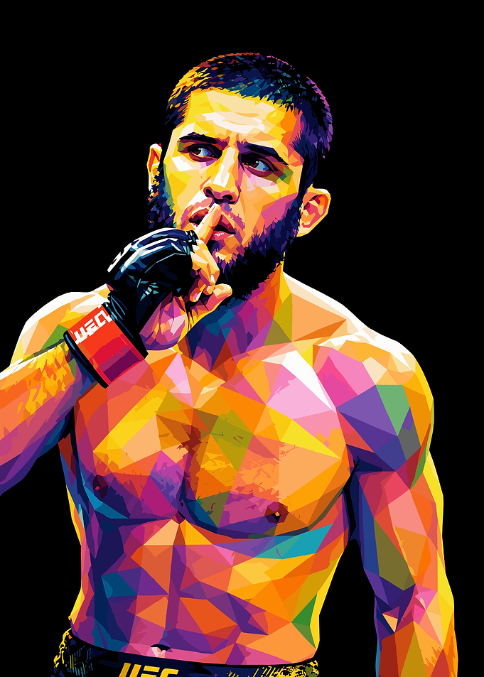 Pop Art Portrait of a Fighter