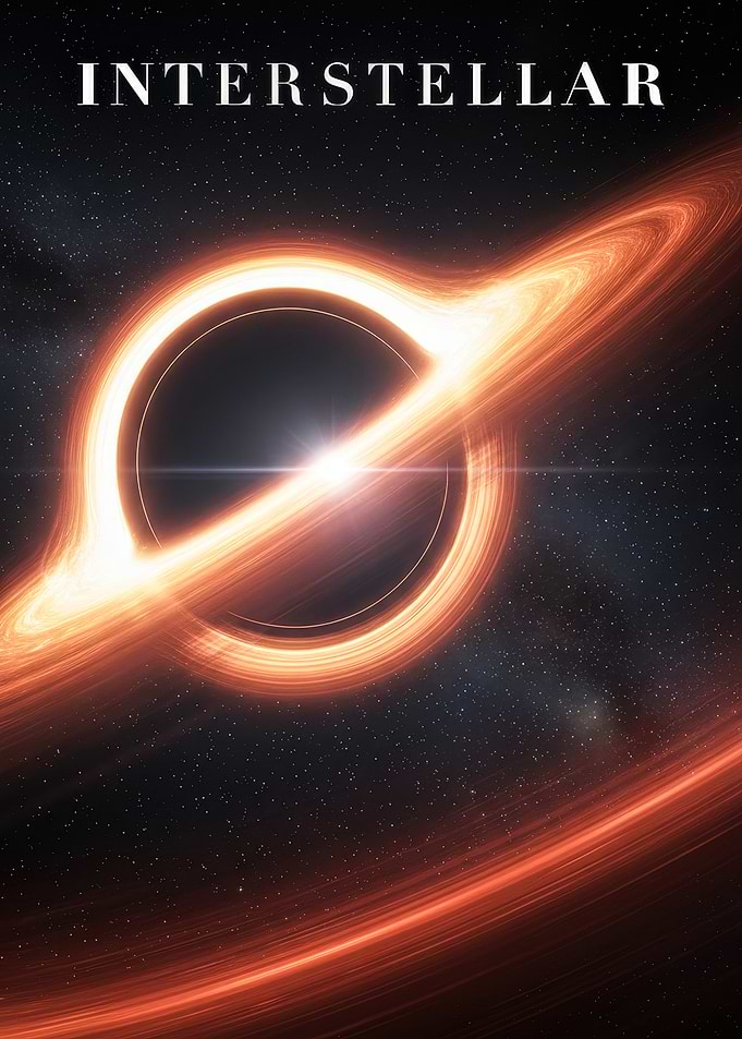 Interstellar Black Hole Poster