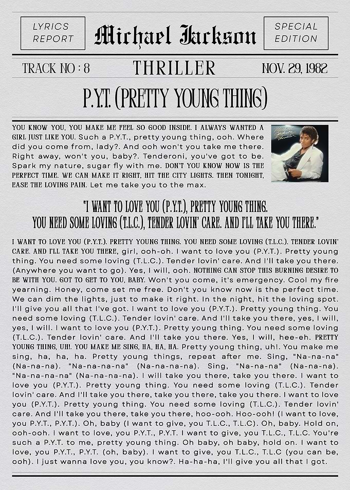 Michael Jackson P.Y.T.