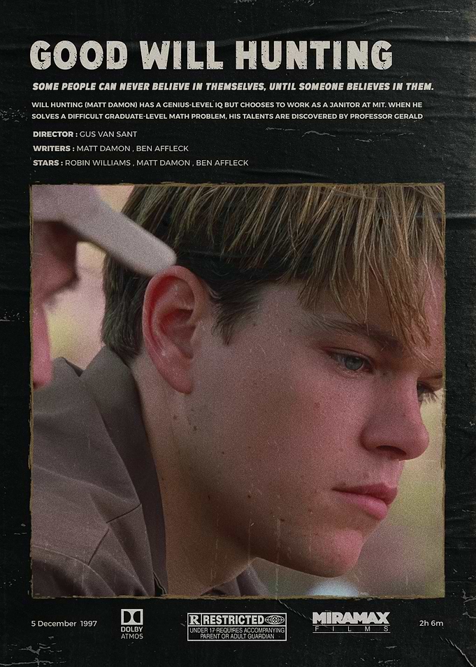 Good Will Hunting Movie Poster