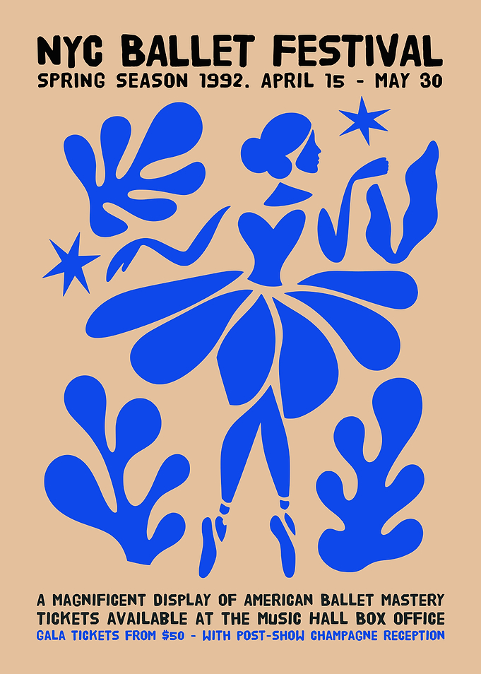 NYC Ballet Festival Poster