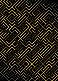 Personalized Golden Maze Pattern