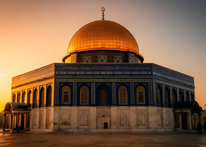 Dome of the Rock at Sunset