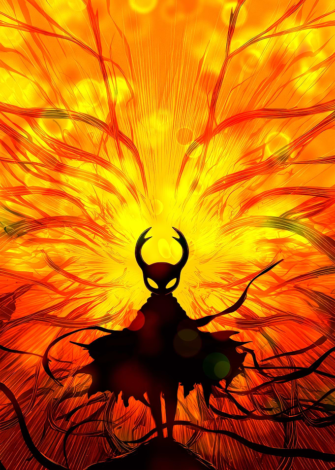 Hollow Knight Character Silhouette