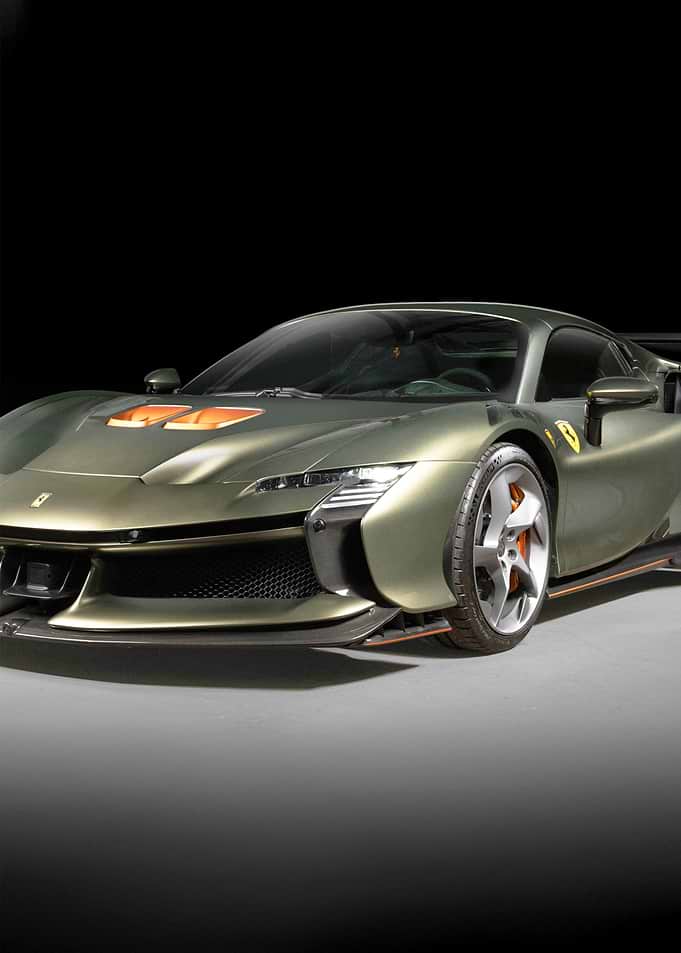 Green Ferrari SF90 Stradale