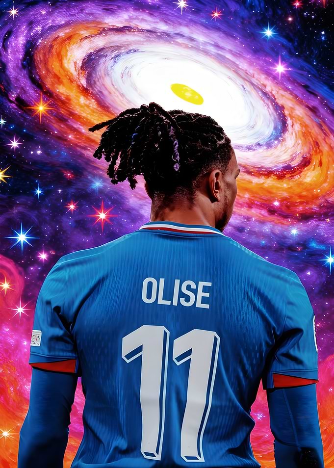 Footballer in Space