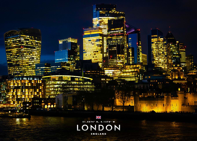 London Skyline at Night