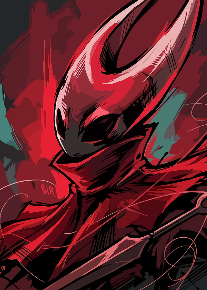Hornet Princess of Hallownest - Abstract Silk
