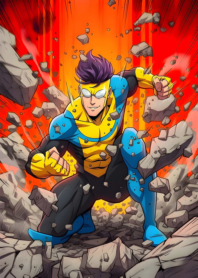 Invincible Breaking Through Rocks