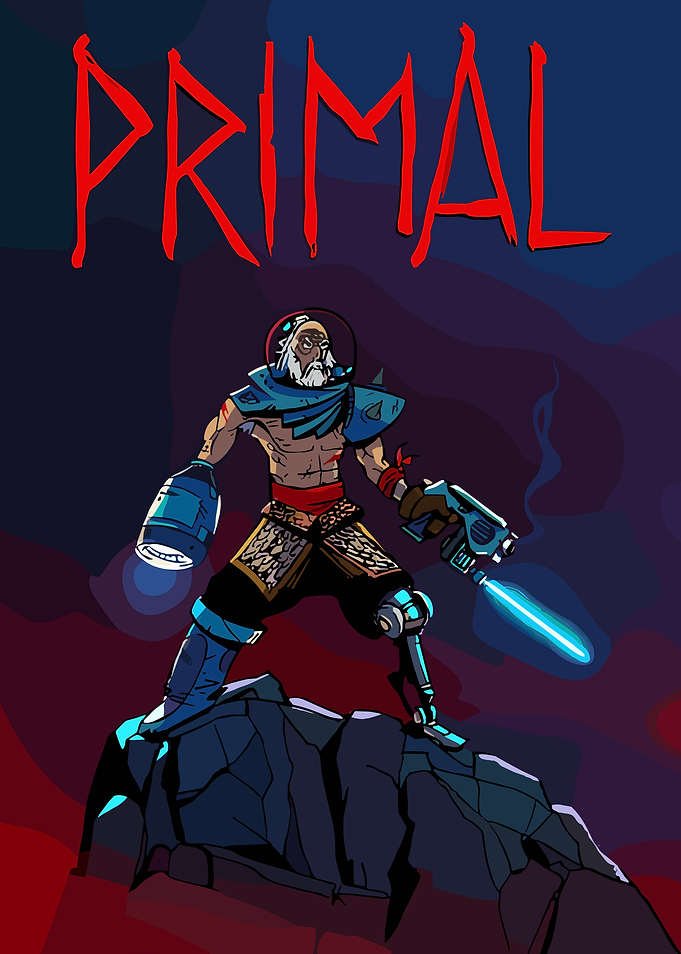 Primal Character with Sci-Fi Gear