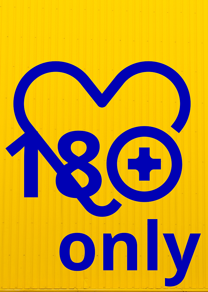 18+ Only Heart Symbol