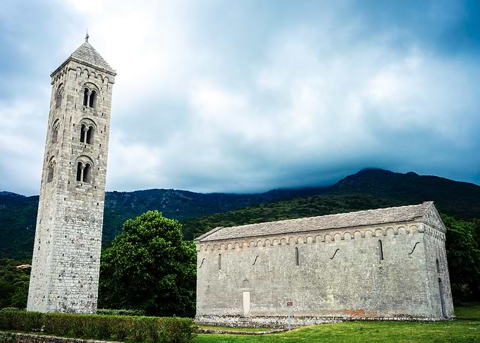 Ancient Church and Bell Tower