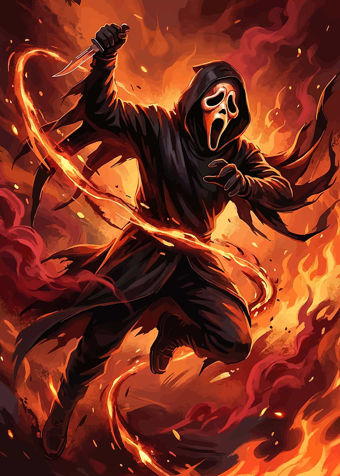 Ghostface in Flames