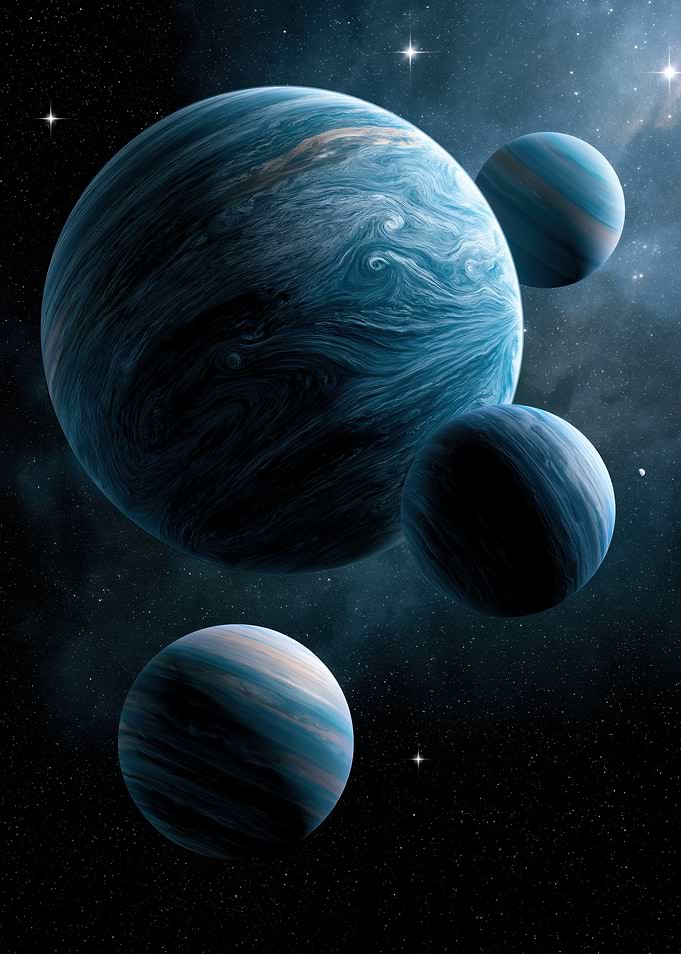 Exoplanet System with Gas Giants