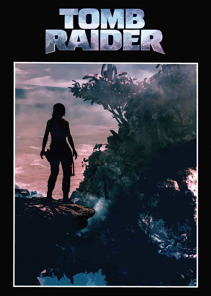 Tomb Raider Lara Croft Cliffside