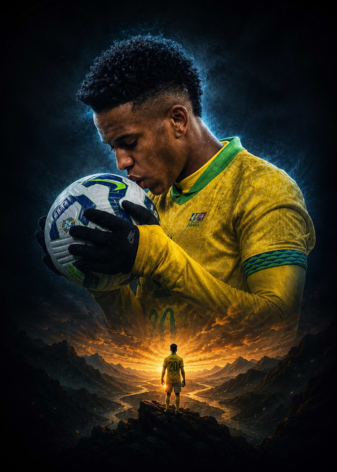 Estevao Willian landscape football