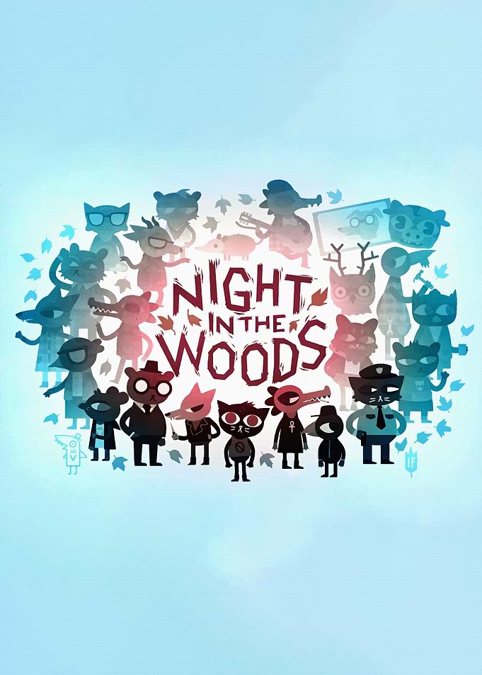 Night in the Woods characters poster