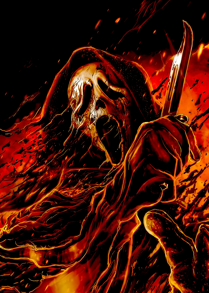 Ghostface in Flames