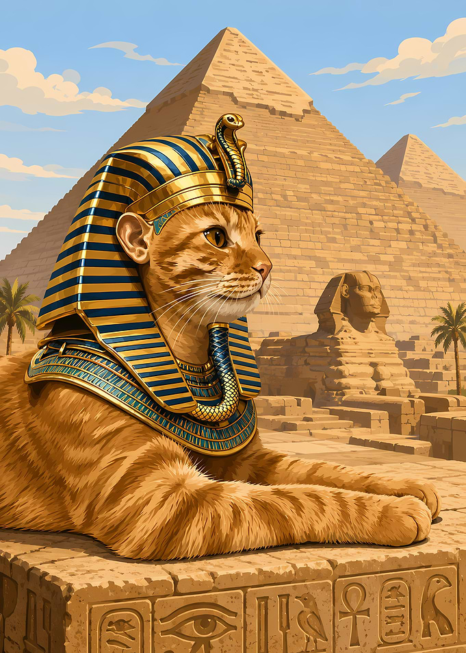 Egyptian Cat Pharaoh