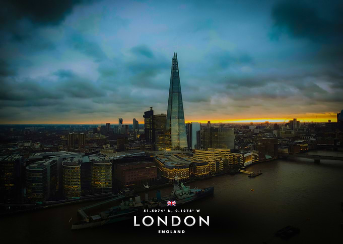 London Skyline at Dusk