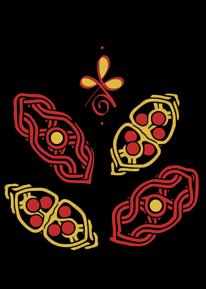 Celtic Knotwork and Floral Design