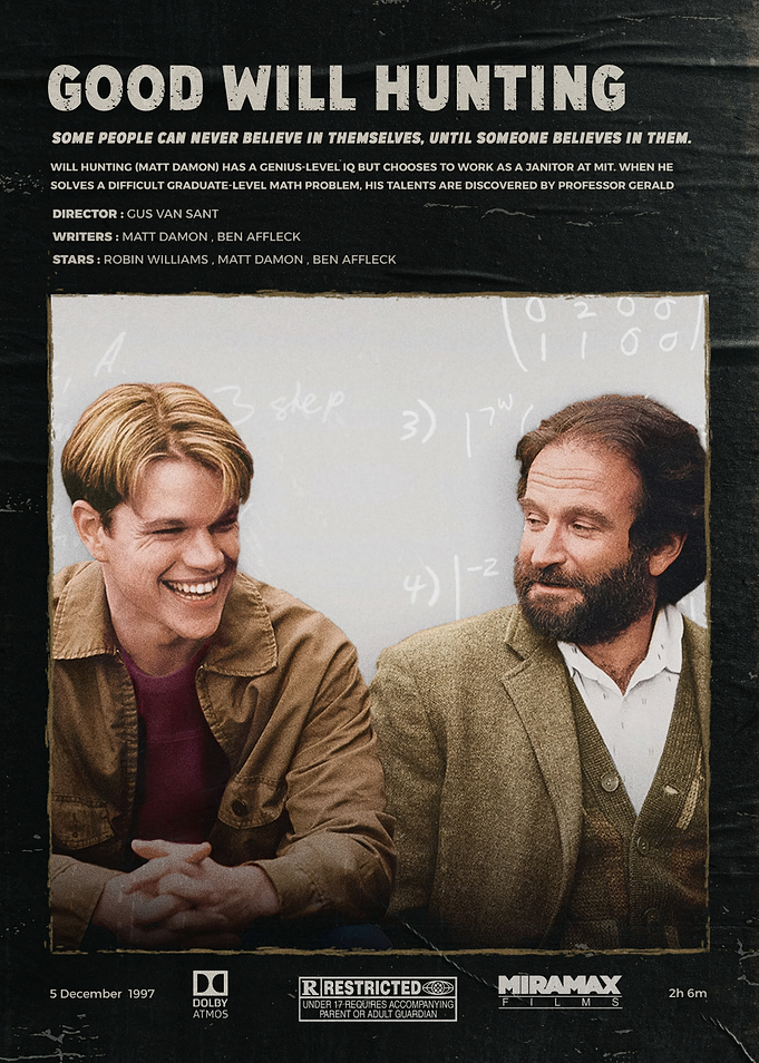 Good Will Hunting Movie Poster