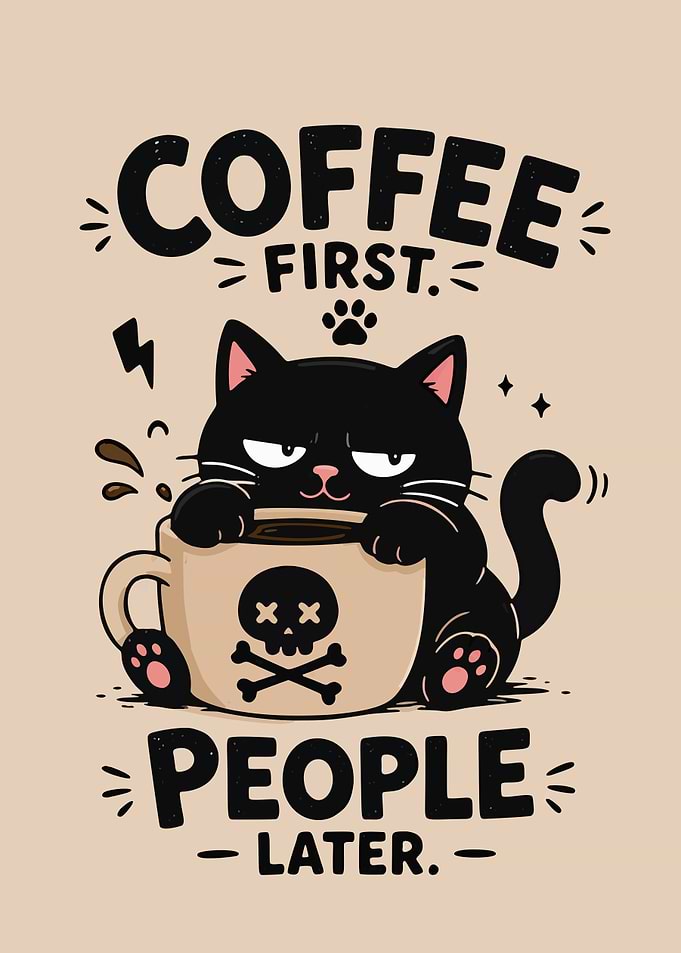 Grumpy Cat Coffee First