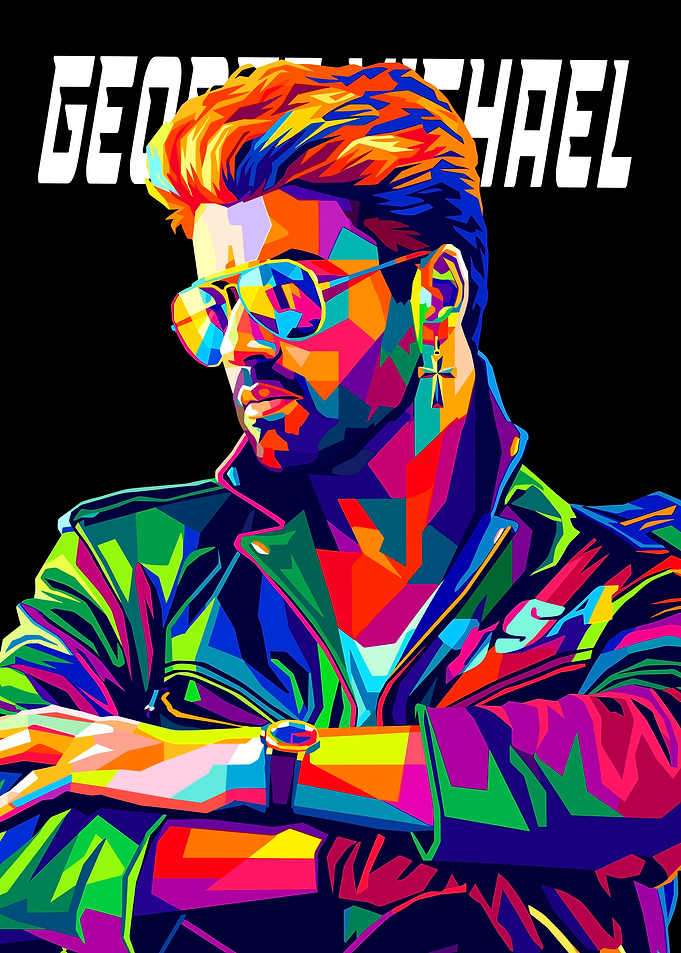 George Michael Pop Art Portrait
