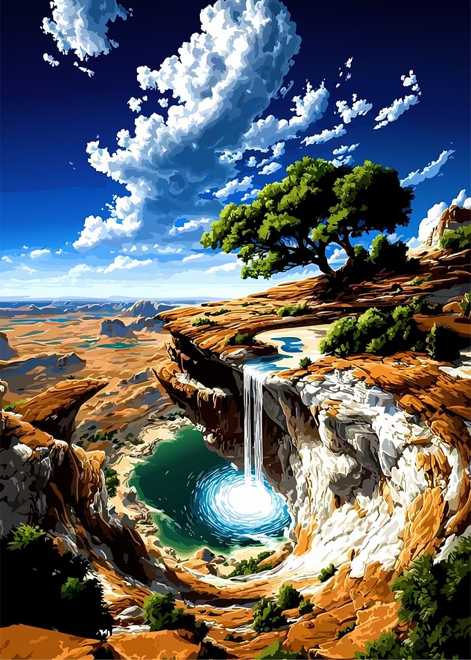 Enchanted Waterfall and Canyon